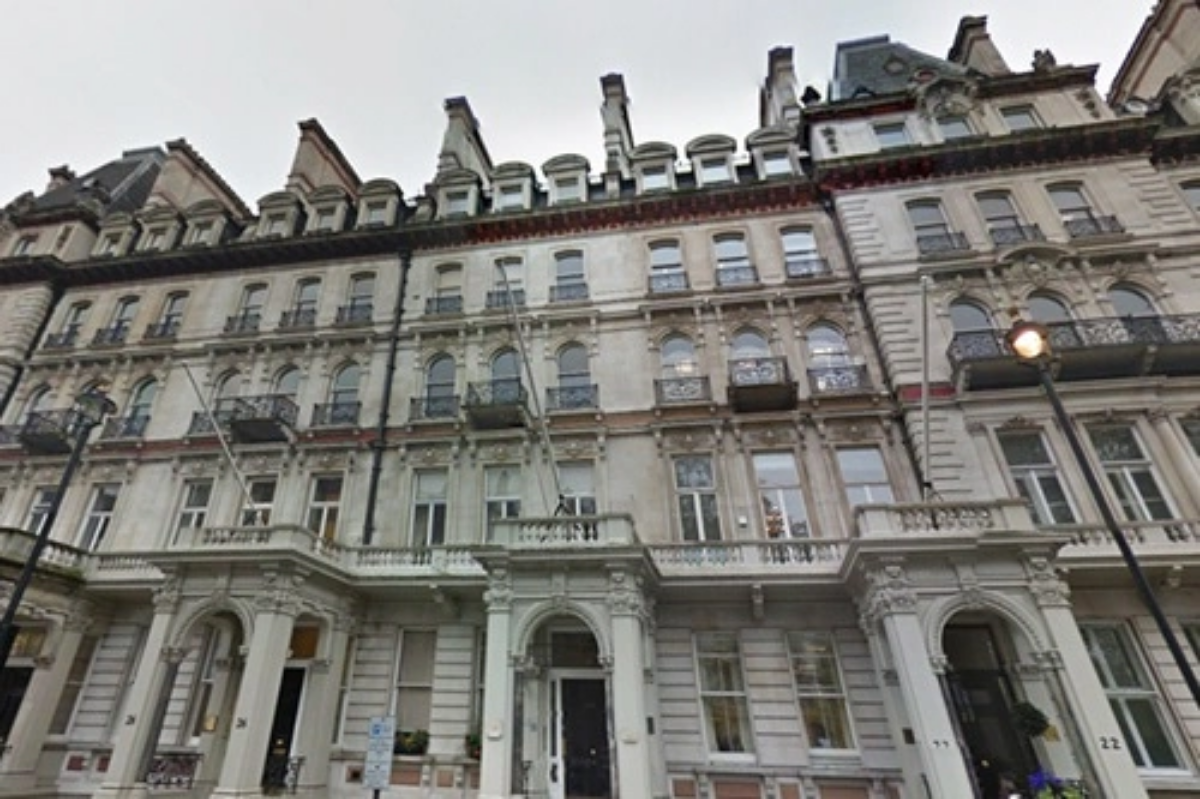 exterior of 20 grosvenor gardens secured with sensor access Guardpoint10 software
