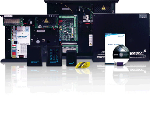 Sensor Access GuardPoint Pro Software, intelligent door controllers and readers