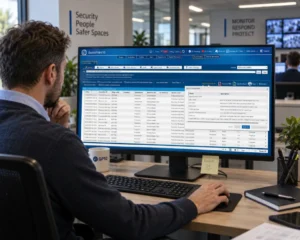 operator using gp10 interface to generate a report